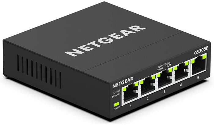 NETGEAR 5-poorts Gigabit Ethernet Plus Switch (GS305E)